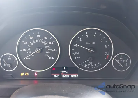 2015 BMW 320I xDrive из США, поврежденный, VIN WBA3C3C51FP664737